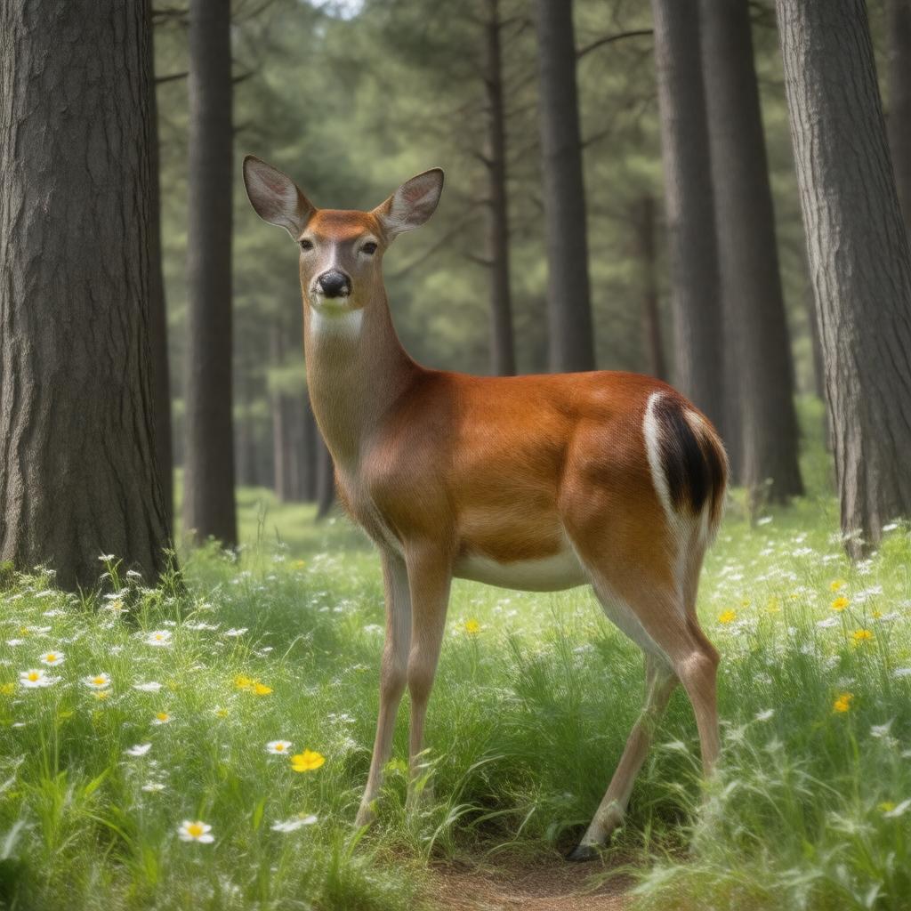 white-tailed deer